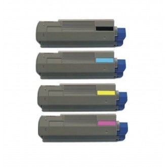 Cartuccia toner professionale OKI per stampante OKIDATA C710 compatibile con i modelli OEM 43866108 7 6 e 5 in vari colori